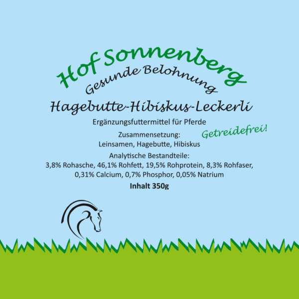 Hagebutte-Hibisku-Leckerli (getreidefrei)